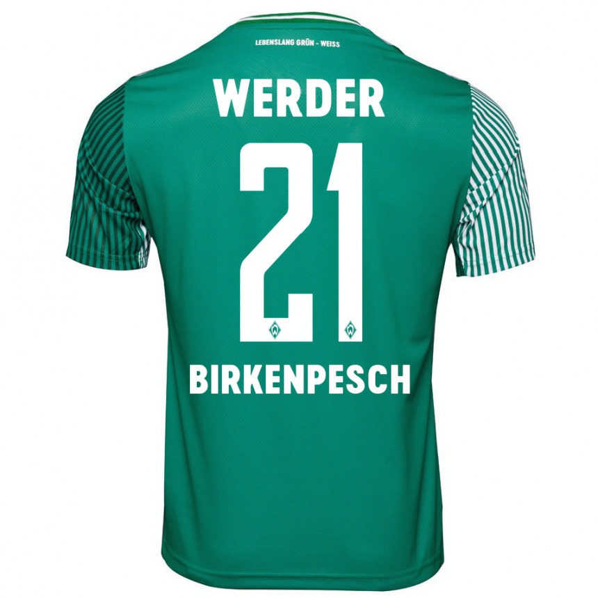 Niño Fútbol Camiseta Noah Birkenpesch #21 Verde 1ª Equipación 2023/24 México
