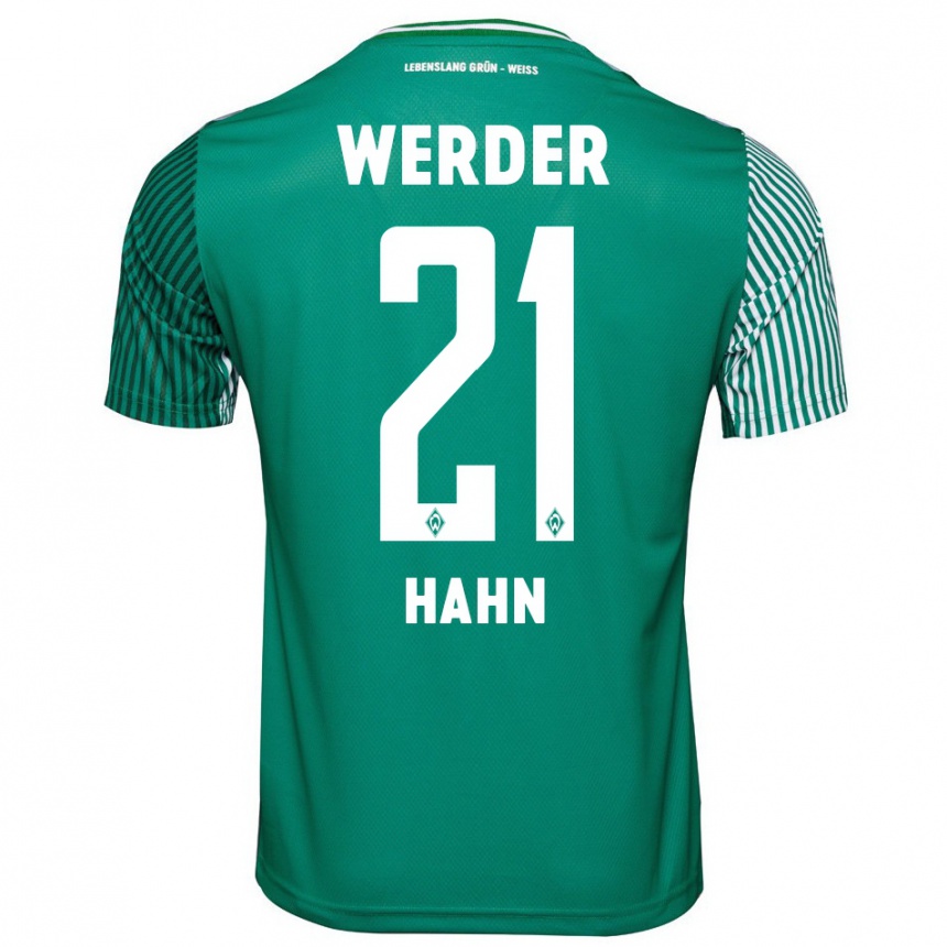 Niño Fútbol Camiseta Chiara Hahn #21 Verde 1ª Equipación 2023/24 México