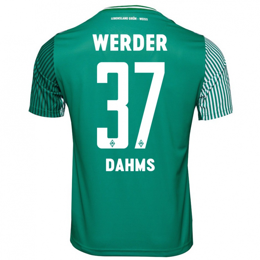 Niño Fútbol Camiseta Lena Dahms #37 Verde 1ª Equipación 2023/24 México