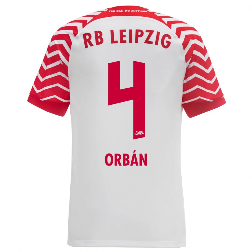 Niño Fútbol Camiseta Willi Orbán #4 Blanco 1ª Equipación 2023/24 México