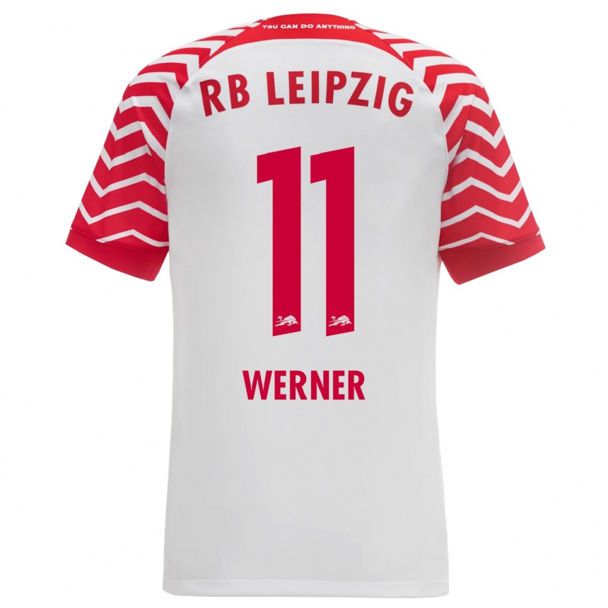 Niño Fútbol Camiseta Timo Werner #11 Blanco 1ª Equipación 2023/24 México