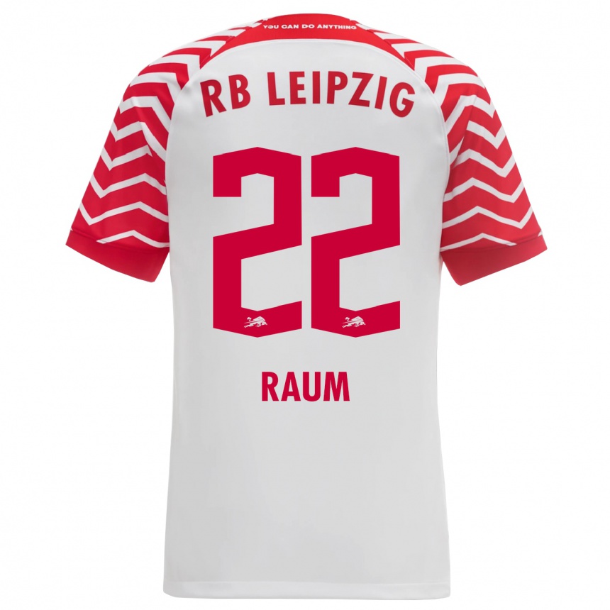 Niño Fútbol Camiseta David Raum #22 Blanco 1ª Equipación 2023/24 México