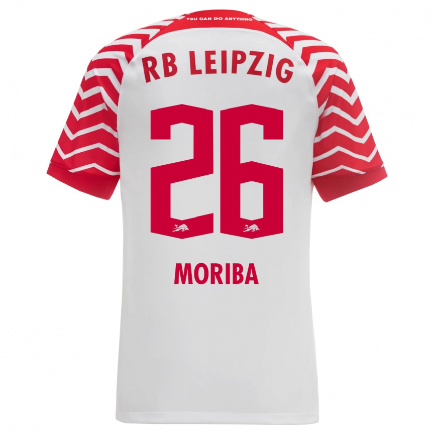 Niño Fútbol Camiseta Ilaix Moriba #26 Blanco 1ª Equipación 2023/24 México