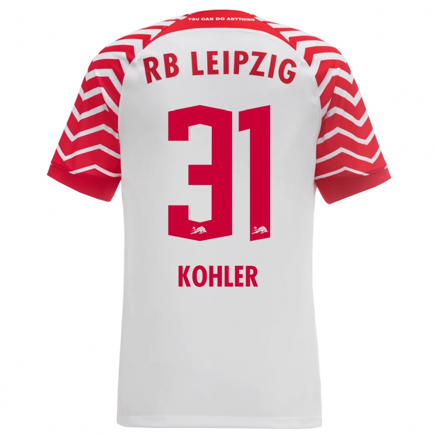 Niño Fútbol Camiseta Tim Köhler #31 Blanco 1ª Equipación 2023/24 México