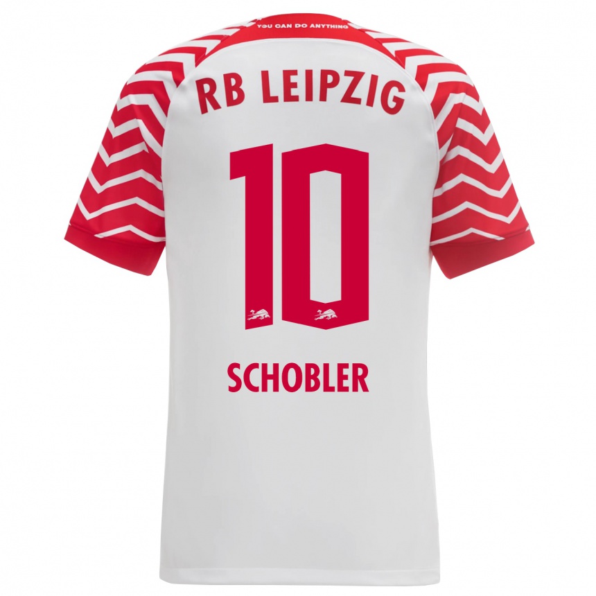 Niño Fútbol Camiseta Laurin Schößler #10 Blanco 1ª Equipación 2023/24 México