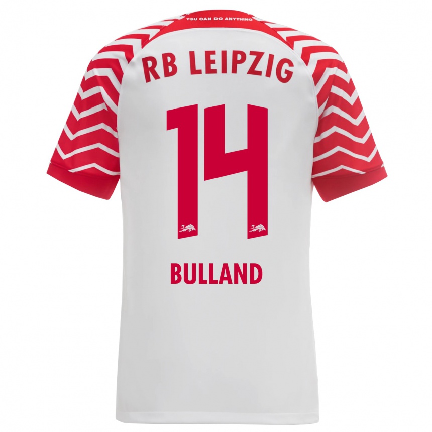 Niño Fútbol Camiseta Anton Bulland #14 Blanco 1ª Equipación 2023/24 México