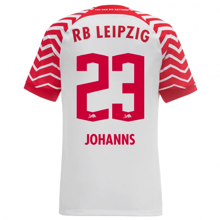 Niño Fútbol Camiseta Lennart Johanns #23 Blanco 1ª Equipación 2023/24 México