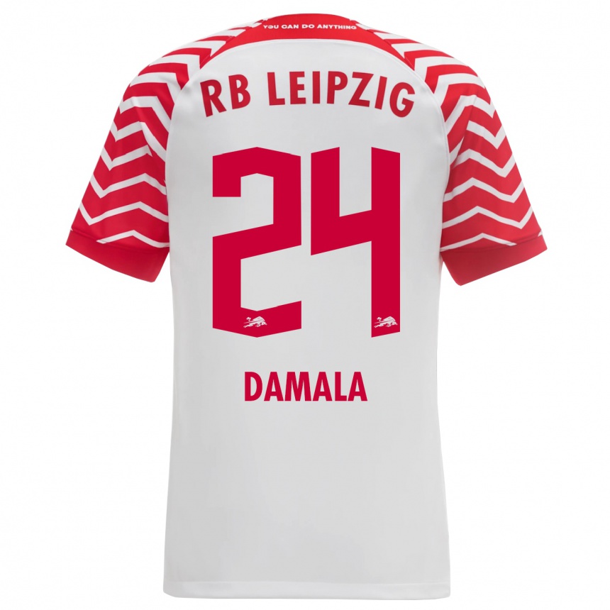 Niño Fútbol Camiseta Bilal Damala #24 Blanco 1ª Equipación 2023/24 México