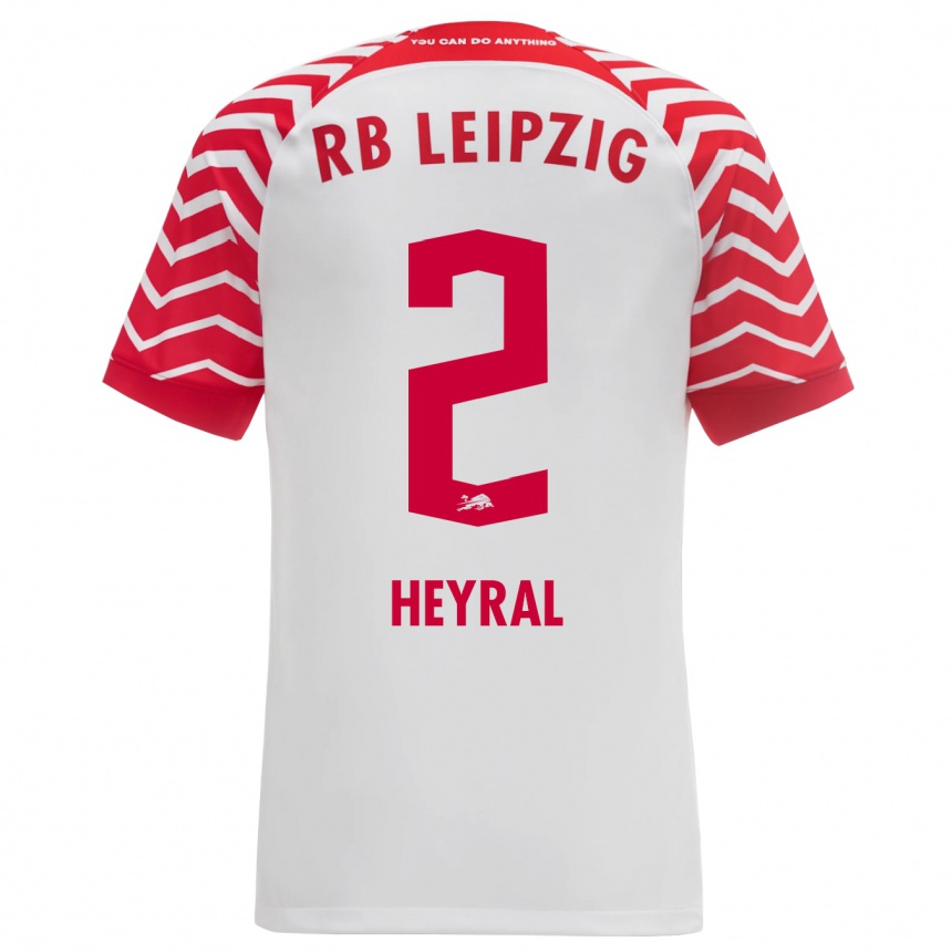 Niño Fútbol Camiseta Neo Heyral #2 Blanco 1ª Equipación 2023/24 México