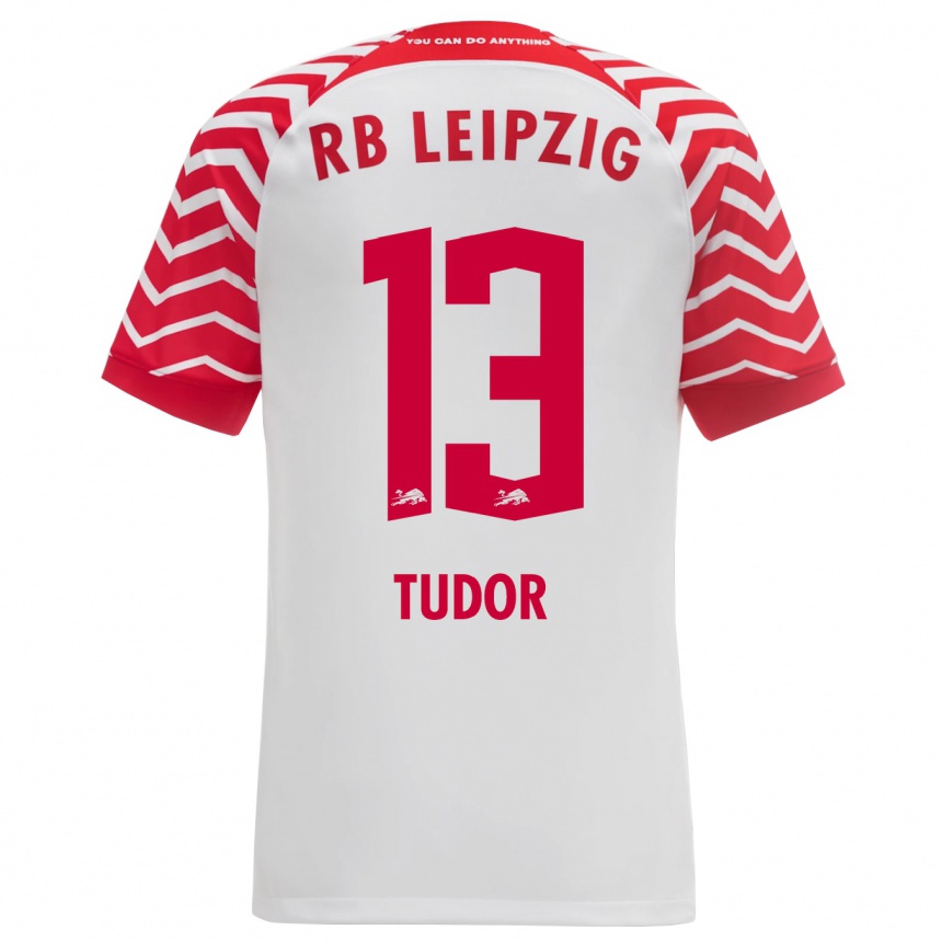 Niño Fútbol Camiseta Aaron Tudor #13 Blanco 1ª Equipación 2023/24 México