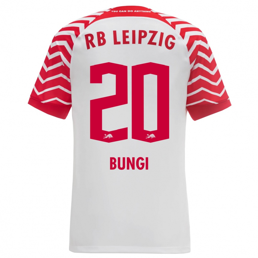 Niño Fútbol Camiseta Joyeux Masanka Bungi #20 Blanco 1ª Equipación 2023/24 México