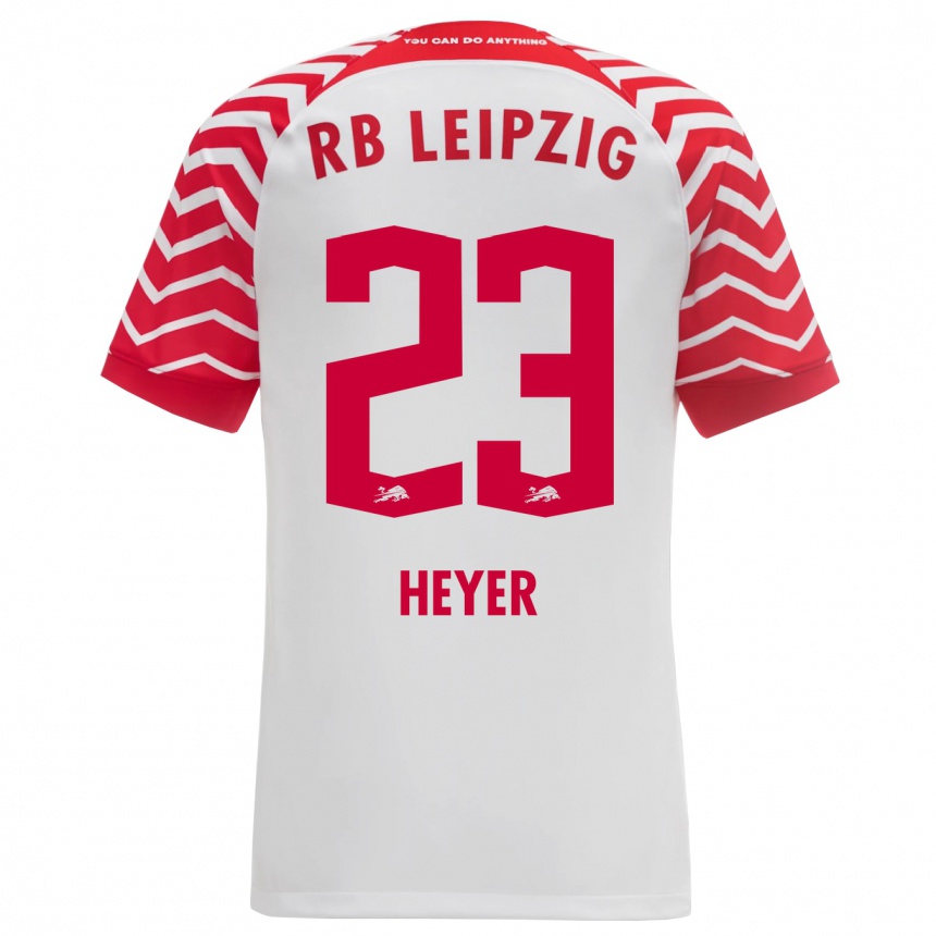 Niño Fútbol Camiseta Friedrich Heyer #23 Blanco 1ª Equipación 2023/24 México