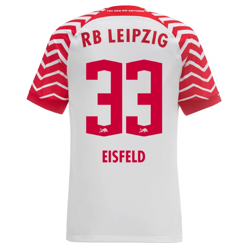 Niño Fútbol Camiseta Tom Eisfeld #33 Blanco 1ª Equipación 2023/24 México