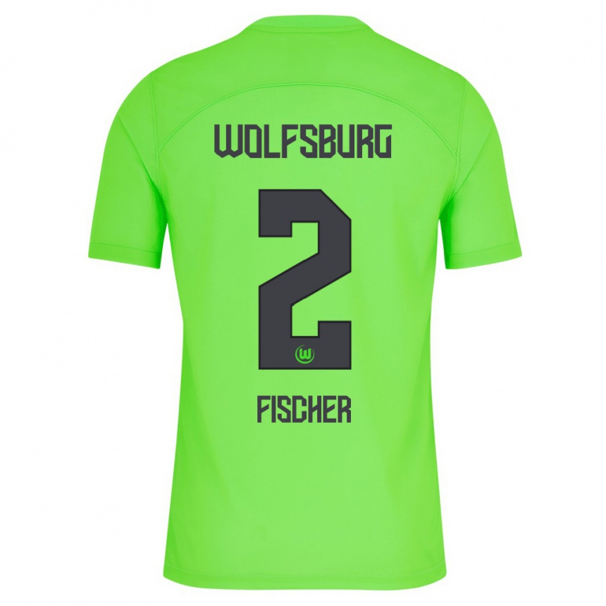 Niño Fútbol Camiseta Kilian Fischer #2 Verde 1ª Equipación 2023/24 México