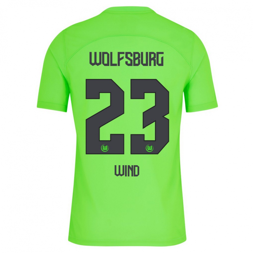 Niño Fútbol Camiseta Jonas Wind #23 Verde 1ª Equipación 2023/24 México