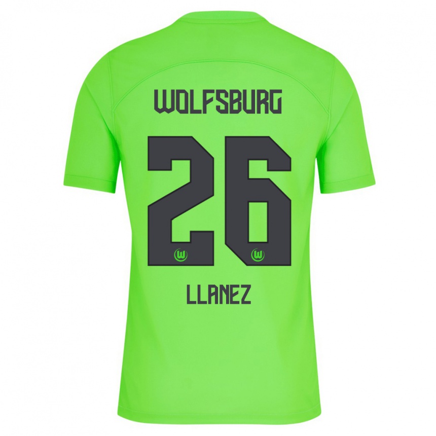 Niño Fútbol Camiseta Ulysses Llanez #26 Verde 1ª Equipación 2023/24 México