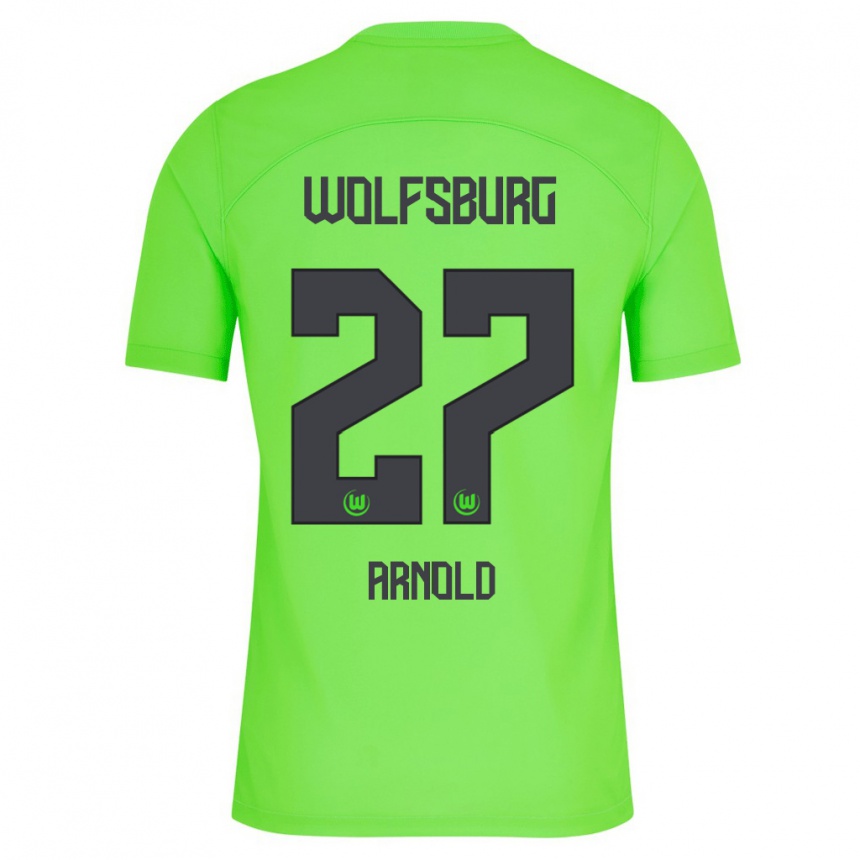 Niño Fútbol Camiseta Maximilian Arnold #27 Verde 1ª Equipación 2023/24 México