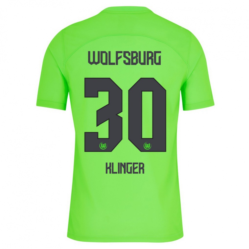 Niño Fútbol Camiseta Niklas Klinger #30 Verde 1ª Equipación 2023/24 México