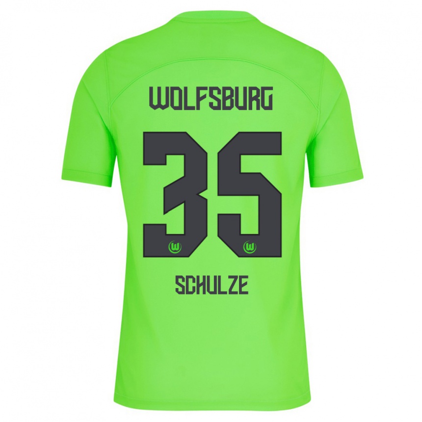 Niño Fútbol Camiseta Philipp Schulze #35 Verde 1ª Equipación 2023/24 México