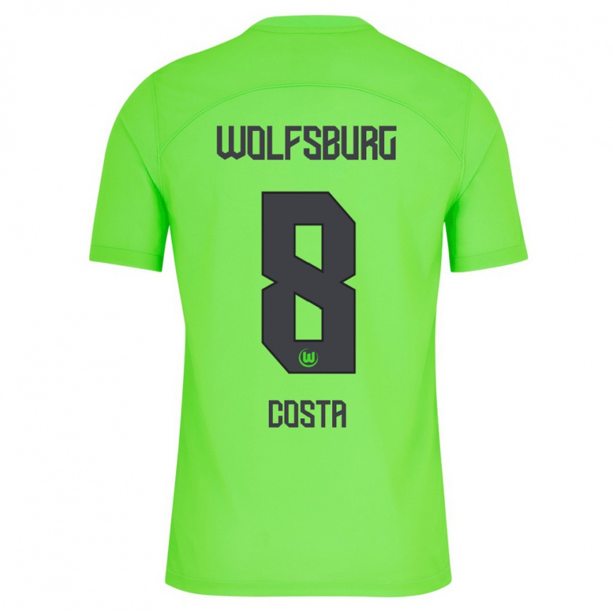 Niño Fútbol Camiseta Jesse Costa #8 Verde 1ª Equipación 2023/24 México