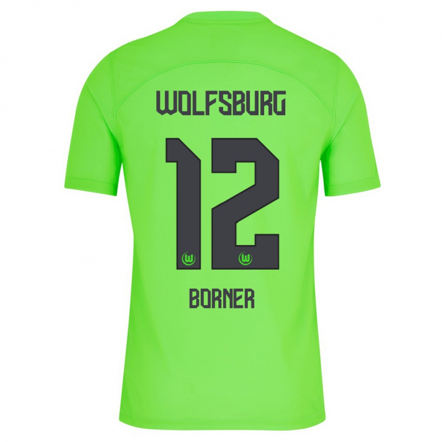 Niño Fútbol Camiseta Benedikt Börner #12 Verde 1ª Equipación 2023/24 México