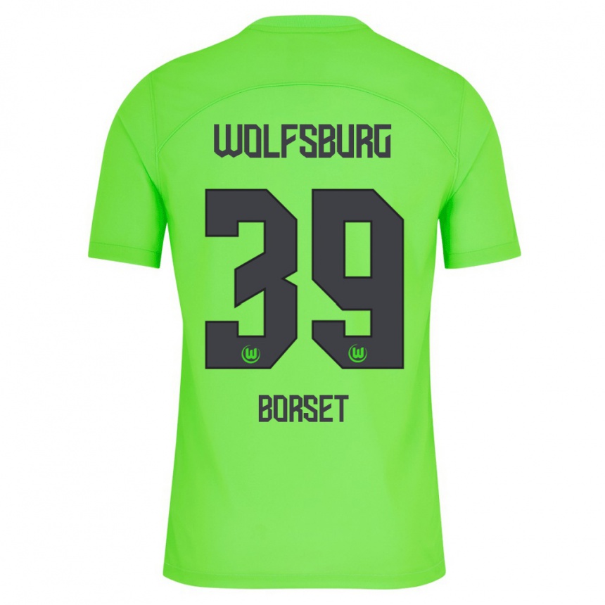 Niño Fútbol Camiseta Anders Rønne Børset #39 Verde 1ª Equipación 2023/24 México