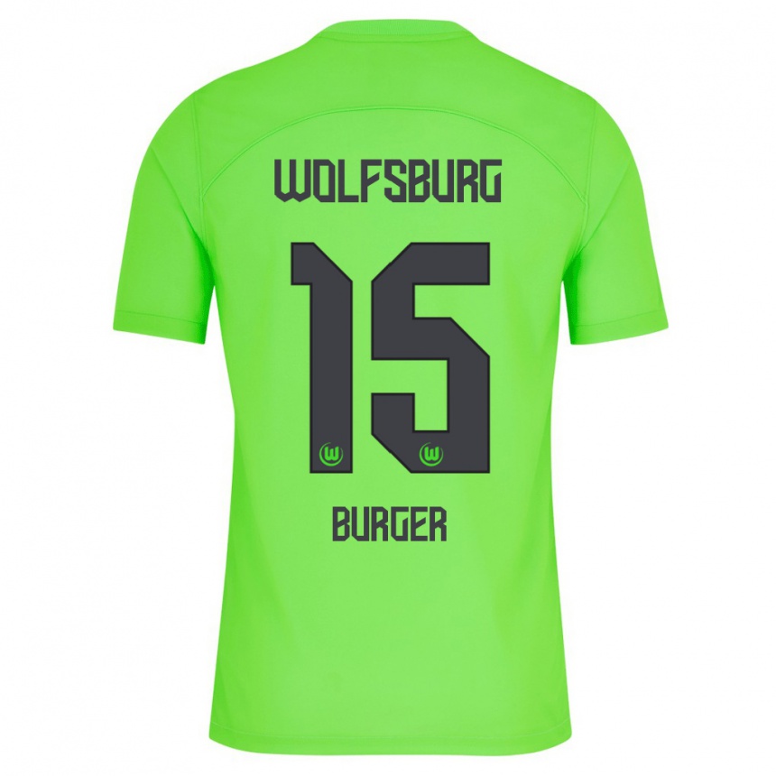 Niño Fútbol Camiseta Jan Bürger #15 Verde 1ª Equipación 2023/24 México