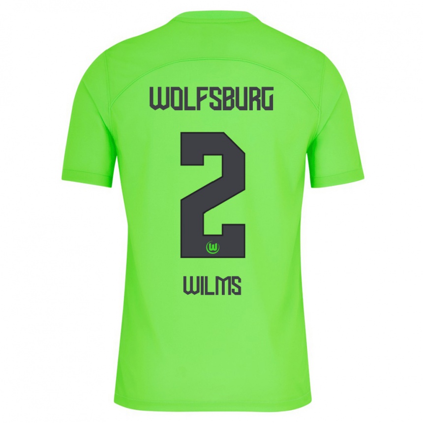 Niño Fútbol Camiseta Lynn Wilms #2 Verde 1ª Equipación 2023/24 México