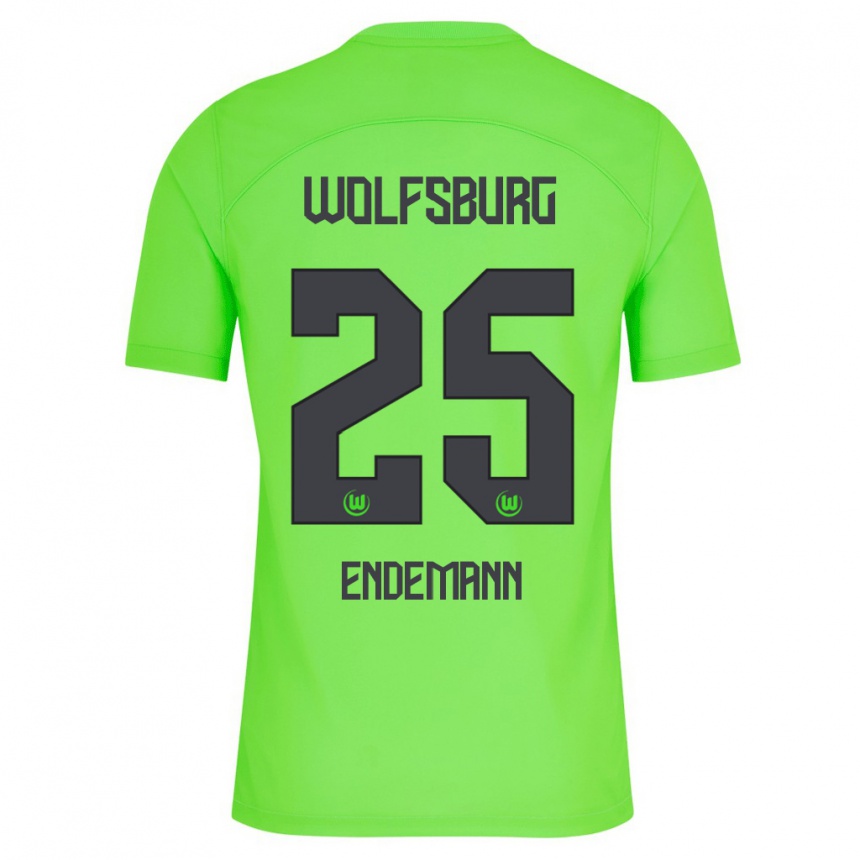 Niño Fútbol Camiseta Vivien Endemann #25 Verde 1ª Equipación 2023/24 México