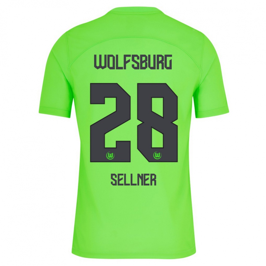 Niño Fútbol Camiseta Tabea Sellner #28 Verde 1ª Equipación 2023/24 México