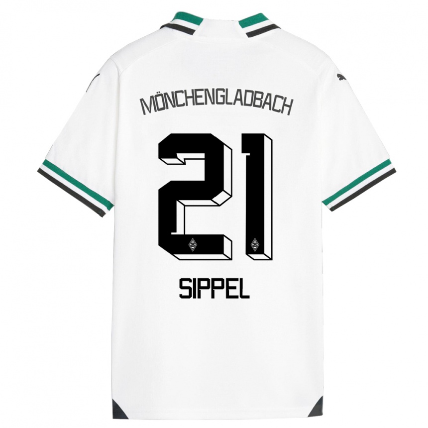 Niño Fútbol Camiseta Tobias Sippel #21 Blanco Verde 1ª Equipación 2023/24 México