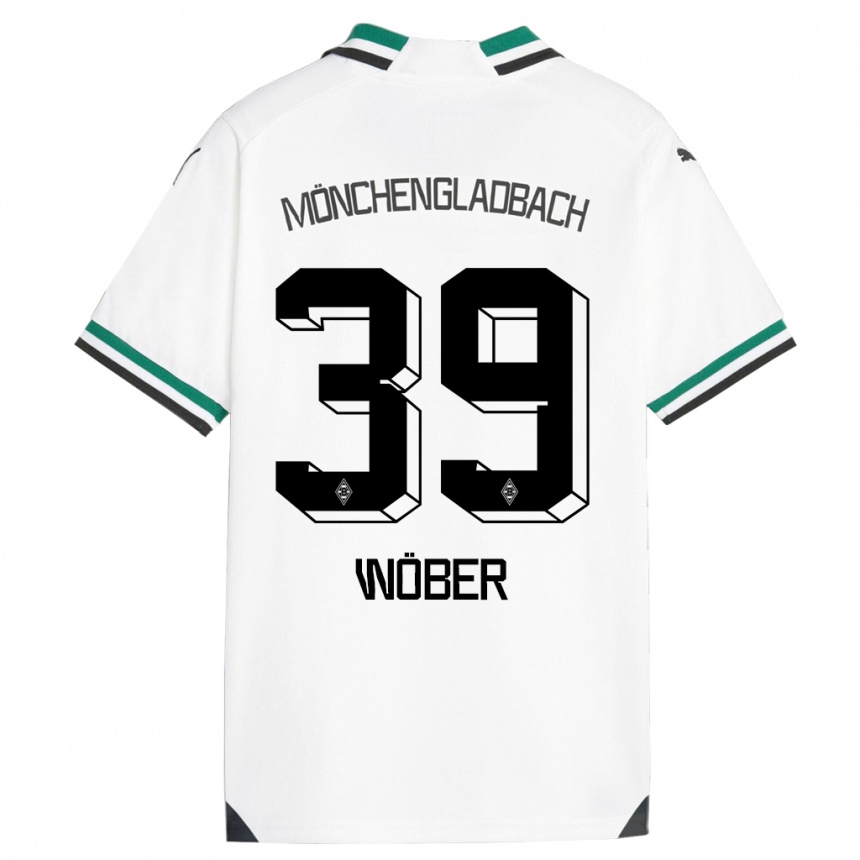 Niño Fútbol Camiseta Maximilian Wöber #39 Blanco Verde 1ª Equipación 2023/24 México