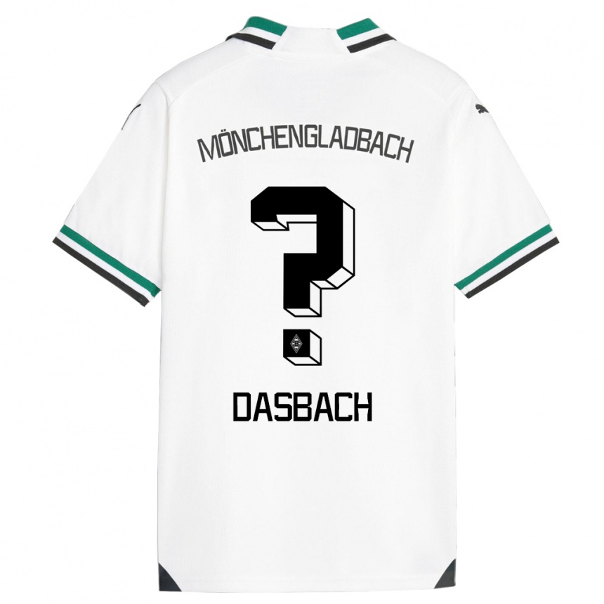 Niño Fútbol Camiseta Yannik Dasbach #0 Blanco Verde 1ª Equipación 2023/24 México