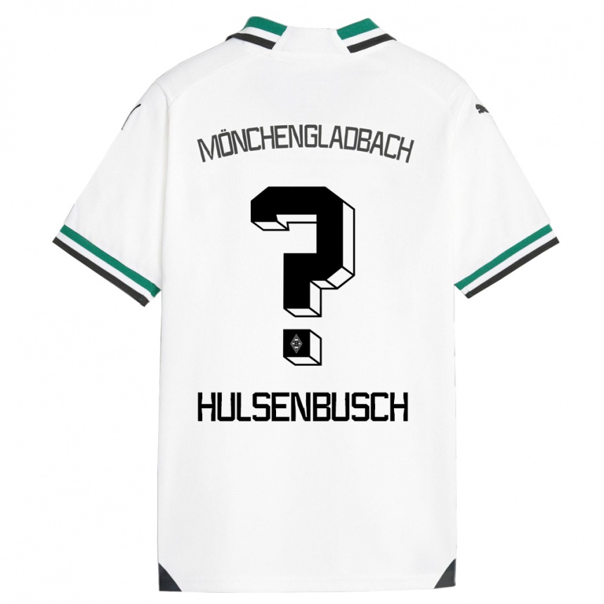 Niño Fútbol Camiseta Daniel Hülsenbusch #0 Blanco Verde 1ª Equipación 2023/24 México