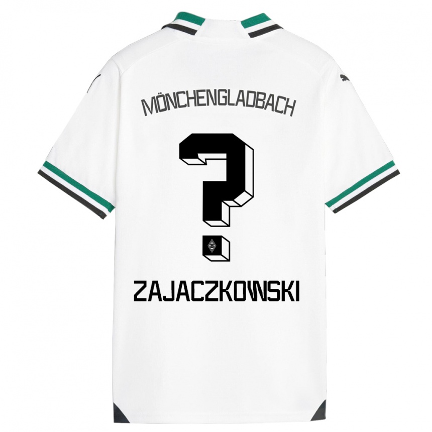 Niño Fútbol Camiseta Vincent Zajaczkowski #0 Blanco Verde 1ª Equipación 2023/24 México