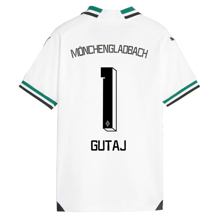 Niño Fútbol Camiseta Lindsay Gutaj #1 Blanco Verde 1ª Equipación 2023/24 México