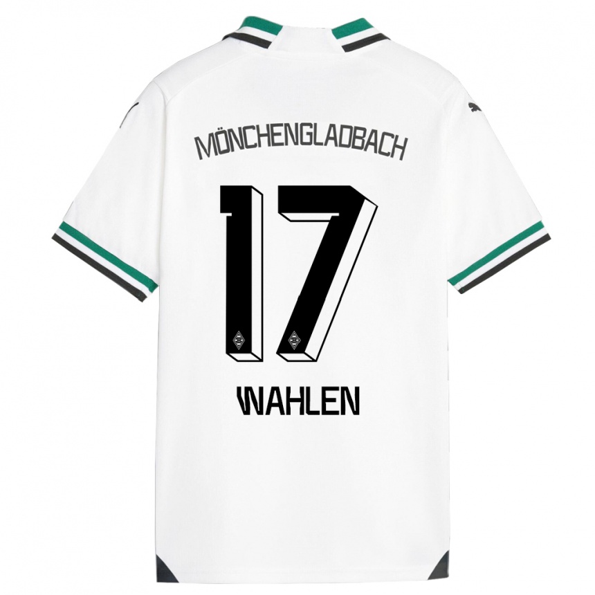 Niño Fútbol Camiseta Vanessa Wahlen #17 Blanco Verde 1ª Equipación 2023/24 México