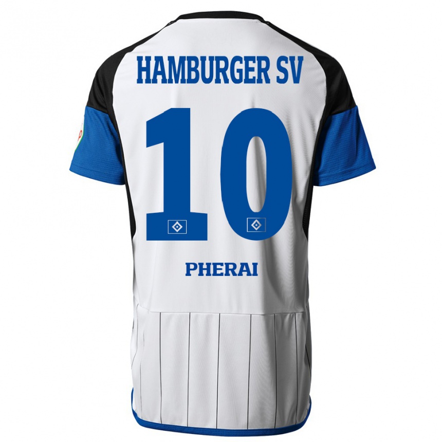 Niño Fútbol Camiseta Immanuel Pherai #10 Blanco 1ª Equipación 2023/24 México