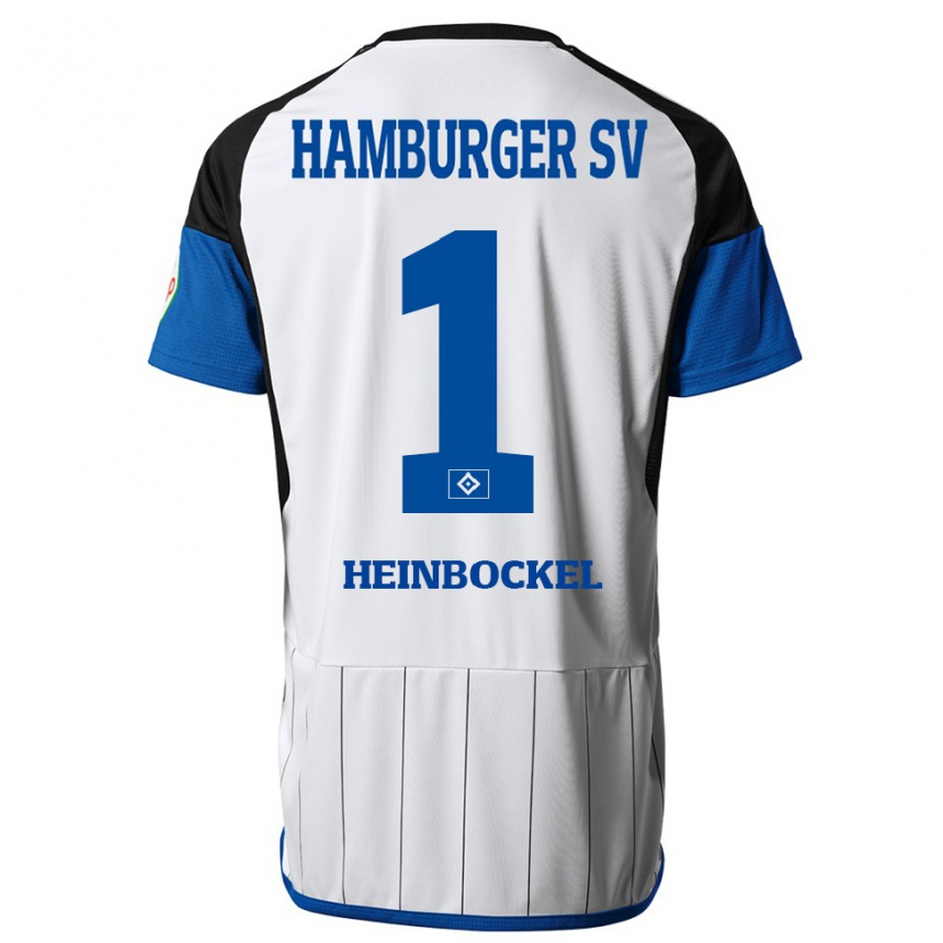 Niño Fútbol Camiseta Simon Heinbockel #1 Blanco 1ª Equipación 2023/24 México