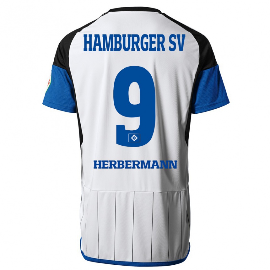 Niño Fútbol Camiseta Kevin Herbermann #9 Blanco 1ª Equipación 2023/24 México