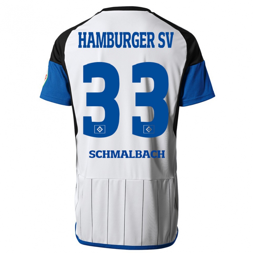 Niño Fútbol Camiseta Sebastian Schmalbach #33 Blanco 1ª Equipación 2023/24 México