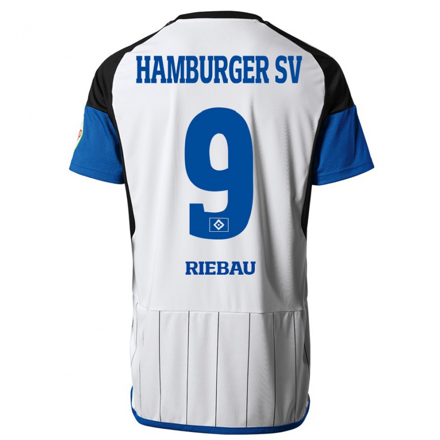 Niño Fútbol Camiseta Henry Riebau #9 Blanco 1ª Equipación 2023/24 México