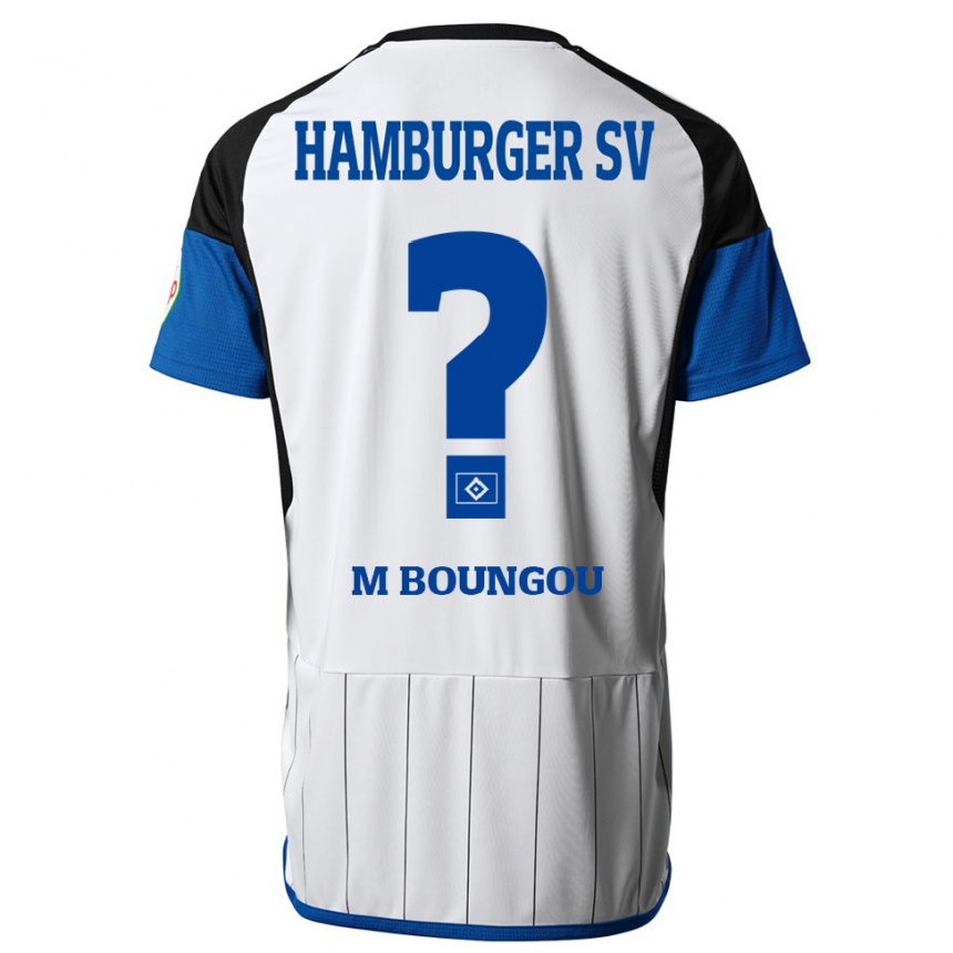 Niño Fútbol Camiseta Edmond Loubongo-M'boungou #0 Blanco 1ª Equipación 2023/24 México