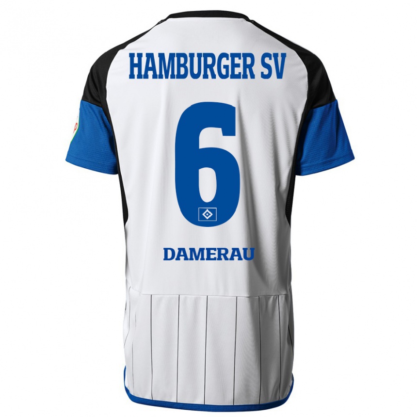 Niño Fútbol Camiseta Alexander Werner Damerau #6 Blanco 1ª Equipación 2023/24 México