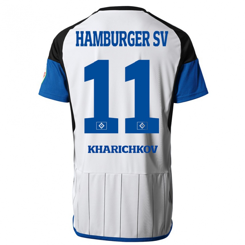 Niño Fútbol Camiseta Valentyn Kharichkov #11 Blanco 1ª Equipación 2023/24 México