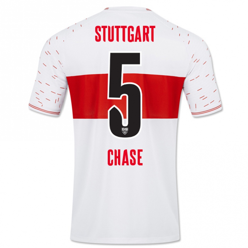 Niño Fútbol Camiseta Anrie Chase #5 Blanco 1ª Equipación 2023/24 México