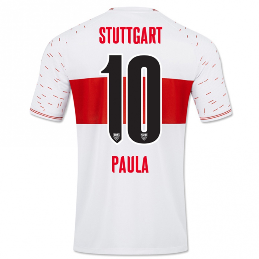 Niño Fútbol Camiseta Raul Paula #10 Blanco 1ª Equipación 2023/24 México