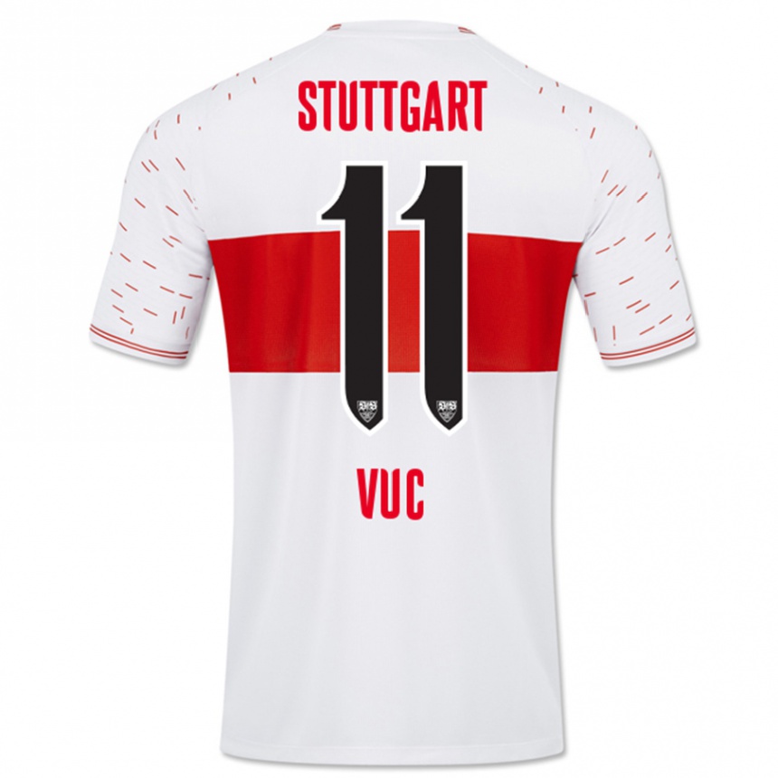 Niño Fútbol Camiseta Patrick Vuc #11 Blanco 1ª Equipación 2023/24 México