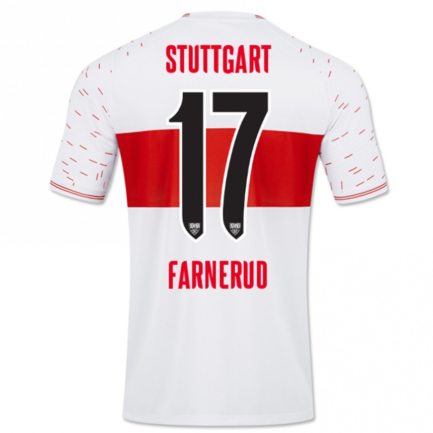 Niño Fútbol Camiseta Colin Farnerud #17 Blanco 1ª Equipación 2023/24 México