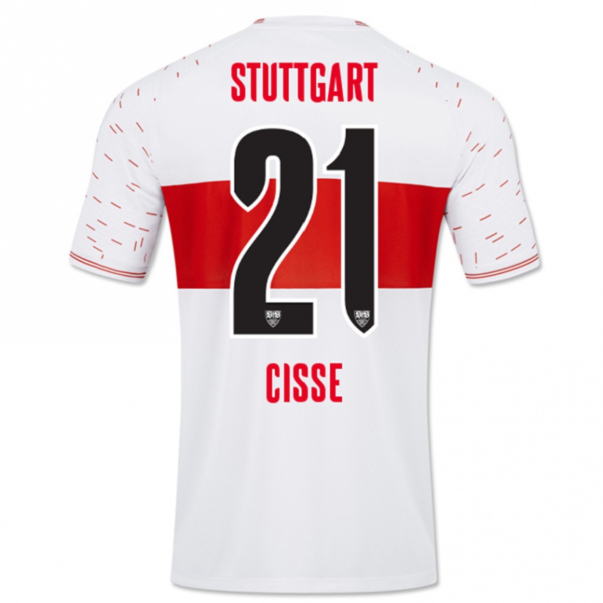 Niño Fútbol Camiseta Moussa Cissé #21 Blanco 1ª Equipación 2023/24 México